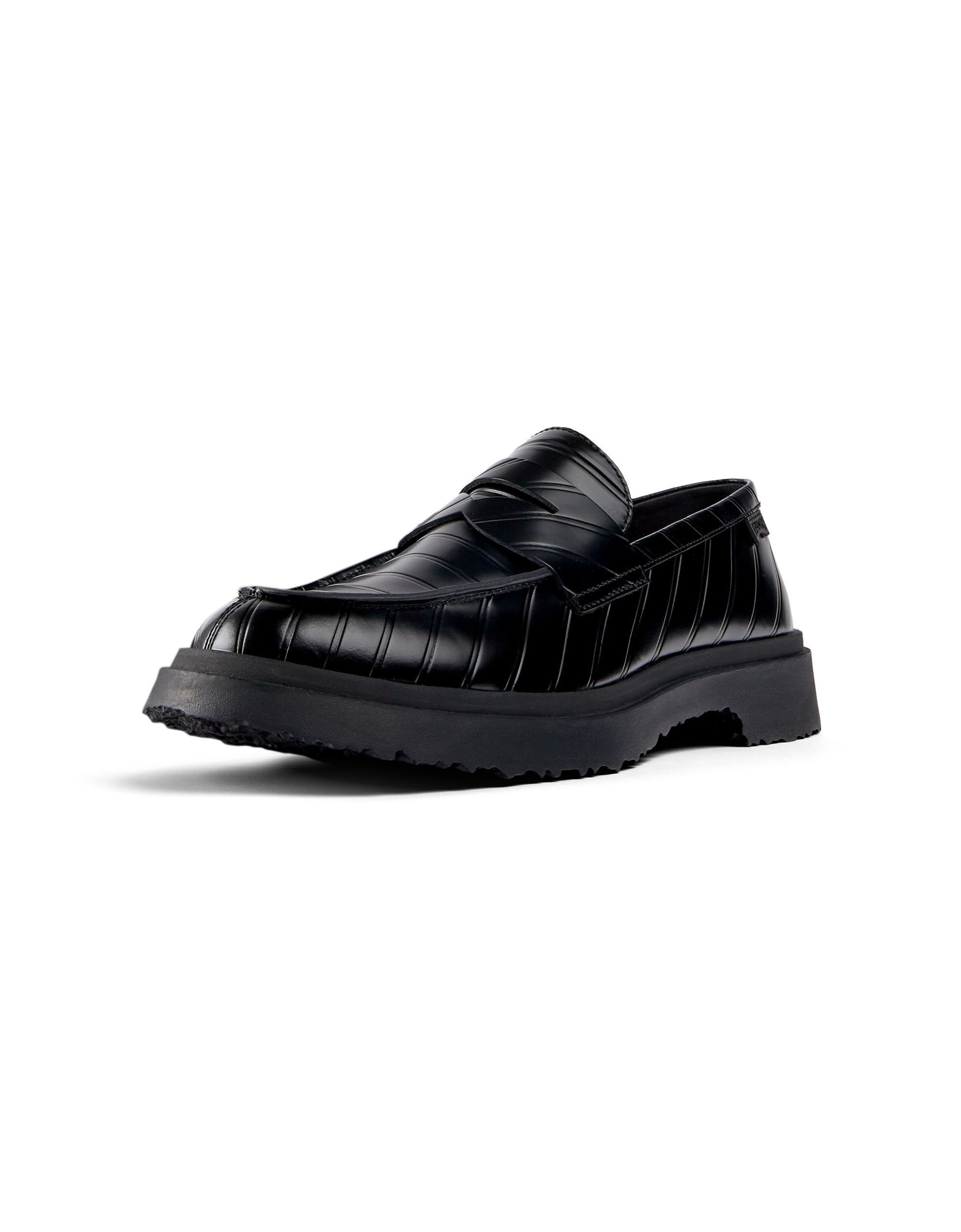 CAMPER Moccasins 'Walden Twins' in Black: front