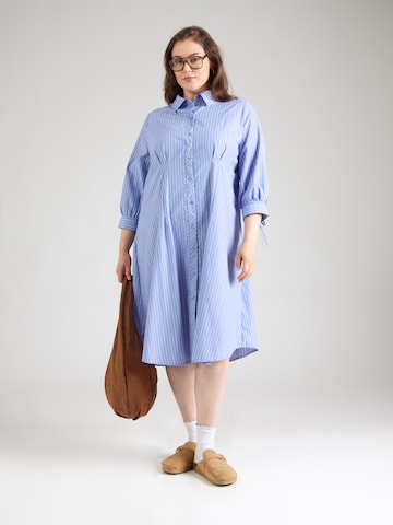 ONLY Carmakoma Shirt Dress 'CARBjorg' in Blue: front
