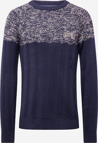 Pull-over QS en bleu : devant