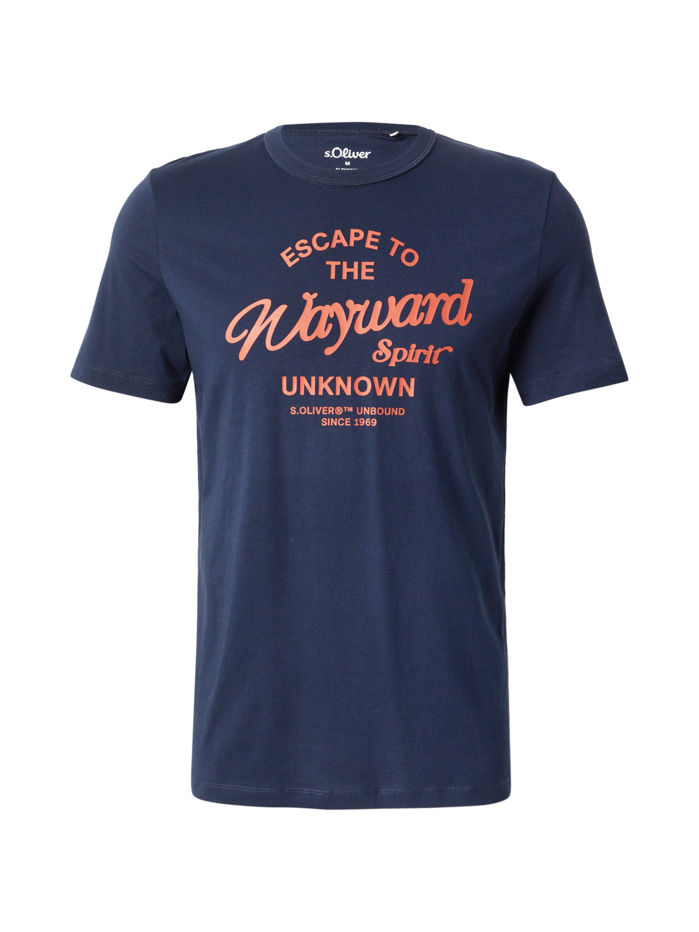 s.Oliver Majica u mornarsko plava / narančasta, Pregled proizvoda