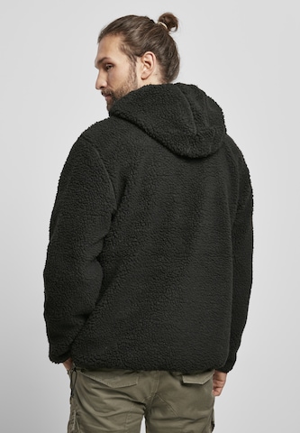 Brandit Fleece jacket 'Teddyfleece Worker' in Black