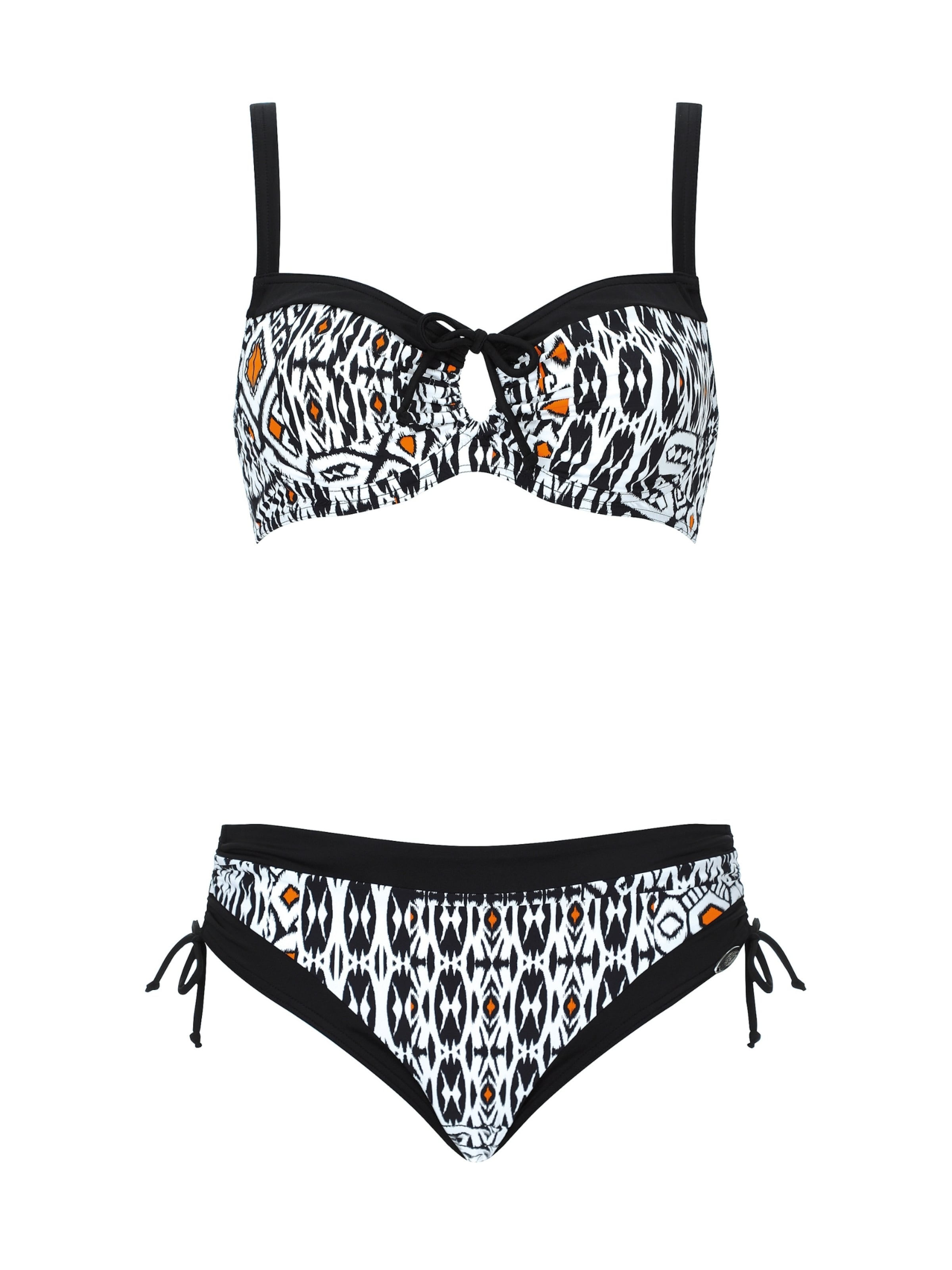 Balconnet Bikini SUNFLAIR en noir : devant