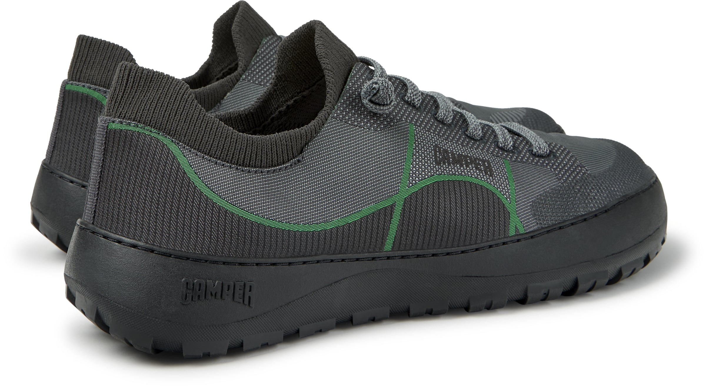 CAMPER Platform trainers ' Peu Serra ' in Grey
