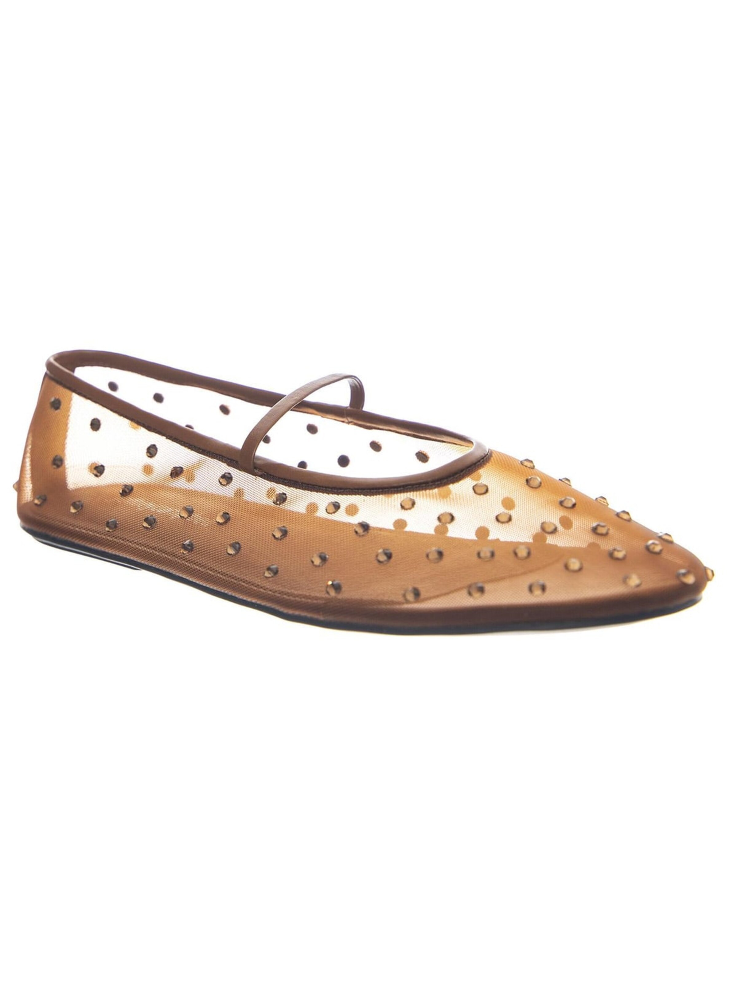 Jeffrey Campbell Baleriny 'SWANLAKE' w kolorze brązowy: przód