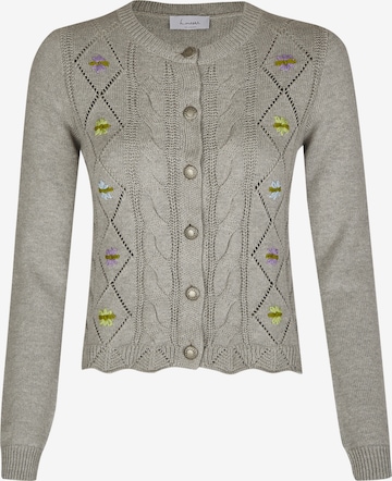 H.Moser Knit Cardigan in Grey: front