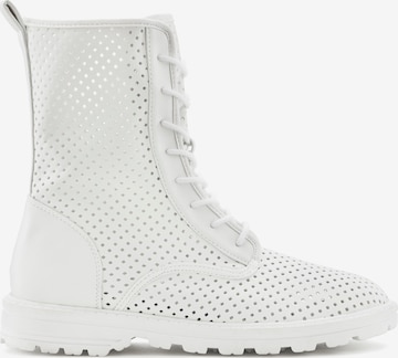 LASCANA Lace-up bootie in White