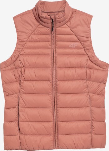 4F Sportbodywarmer in Oranje: voorkant