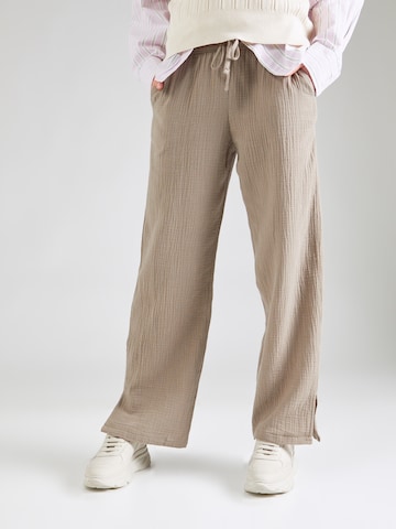 JDY Wide leg Pants 'THEIS' in Beige: front