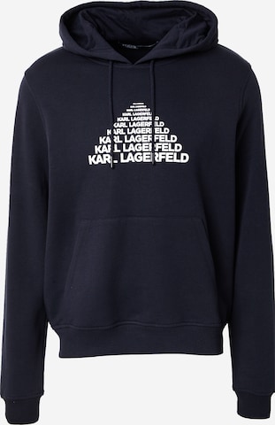 Karl Lagerfeld - Sweatshirt em azul: frente