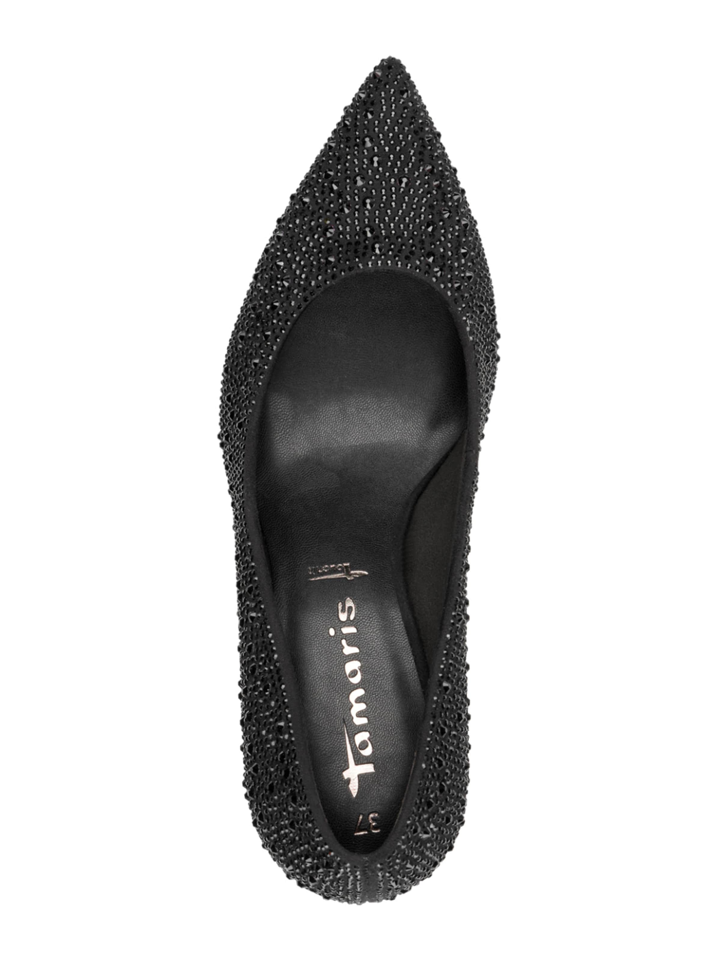 Pumps de la Tamaris pe negru