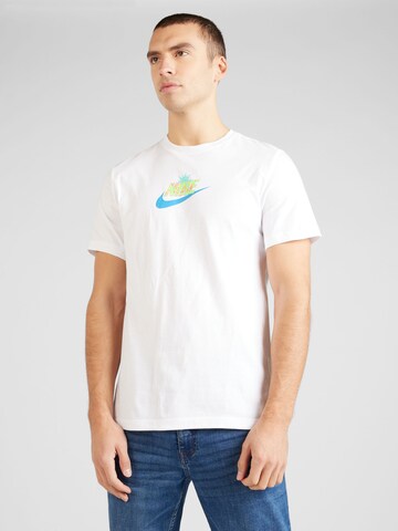 balta Nike Sportswear Marškinėliai 'SPRING BREAK SUN'