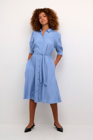 Kaffe Blousejurk 'Emine' in Blauw: voorkant