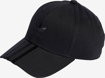 ADIDAS ORIGINALS Cap in Black: front