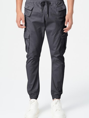 Coupe slim Pantalon cargo M.O.D MIRACLE OF DENIM en gris