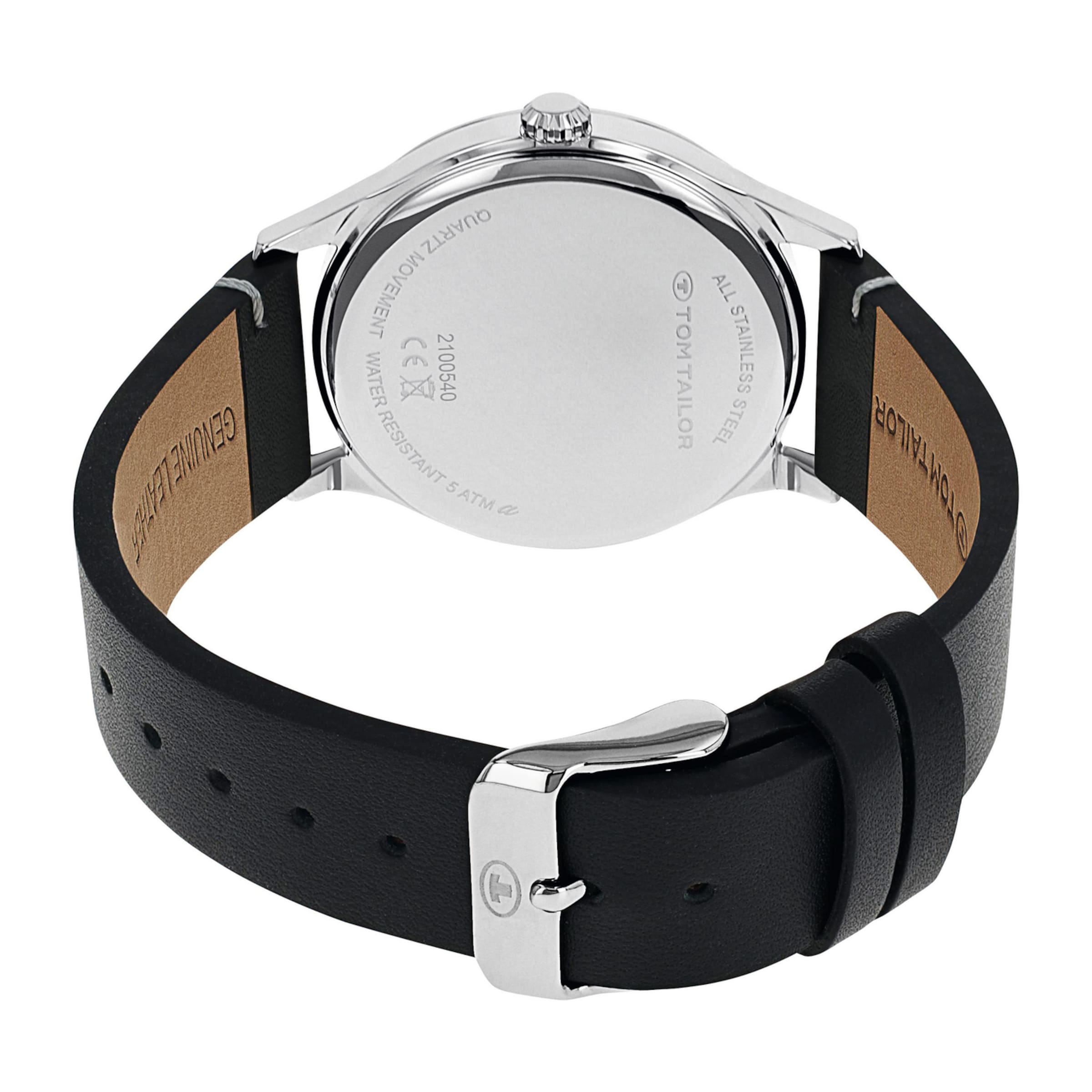 TOM TAILOR Analog Watch in Black