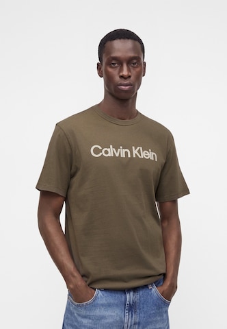 Maglietta di Calvin Klein in verde: frontale