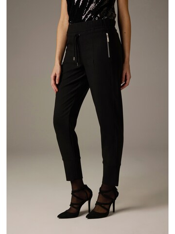 MORE & MORE Regular Hose in Schwarz