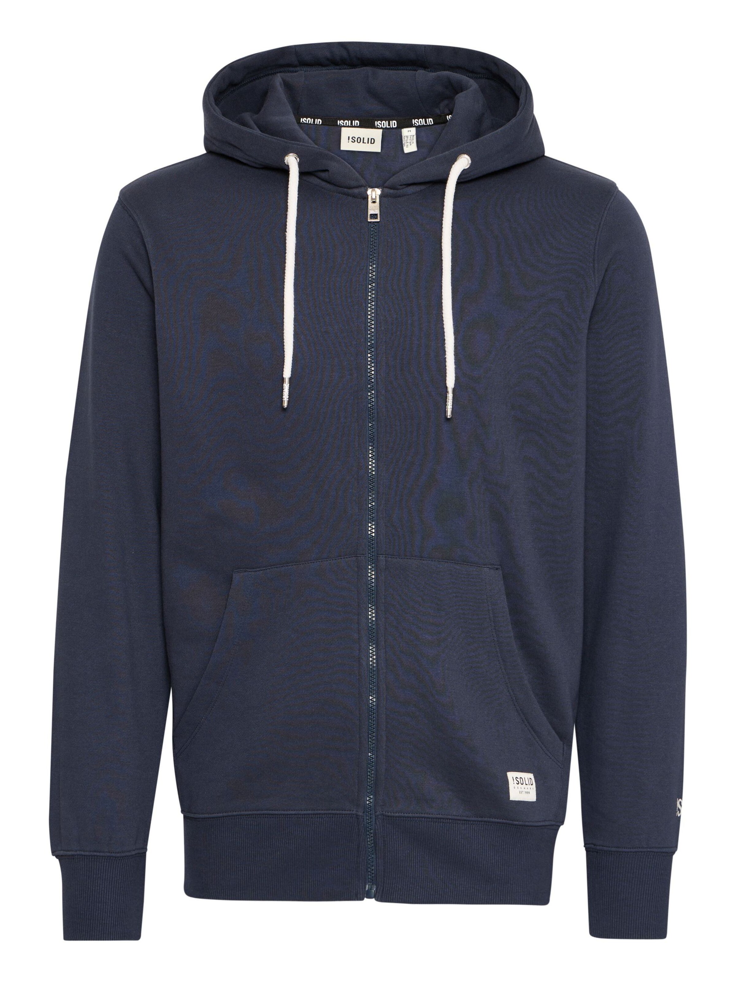 !Solid - Casaco em moletão ' SDCHALI ' em azul: frente