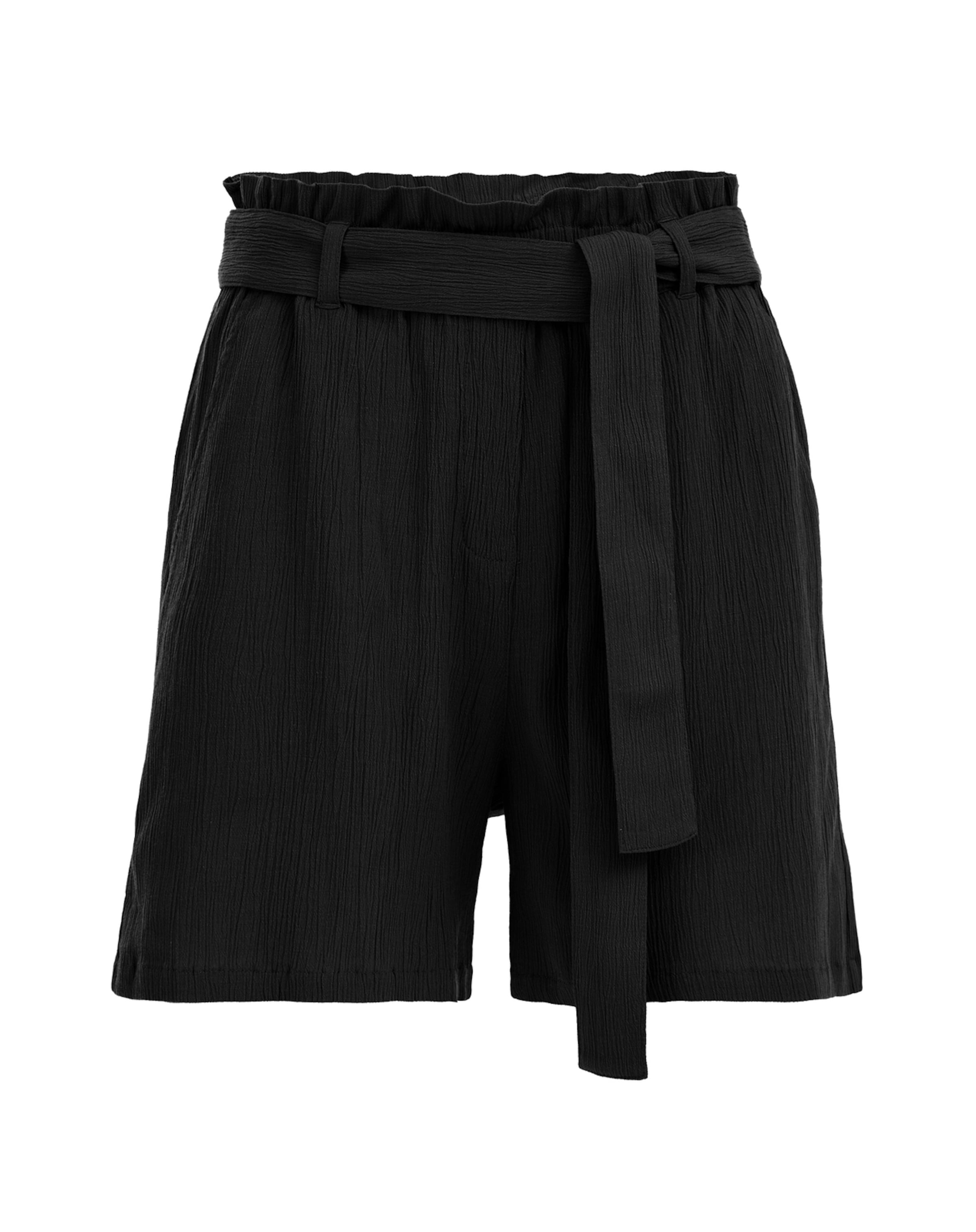 WE Fashion Broek in de kleur Zwart, Productweergave