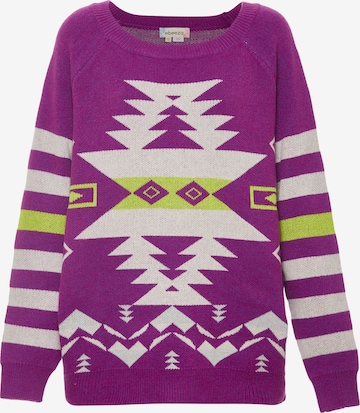 Pull-over ebeeza en violet : devant