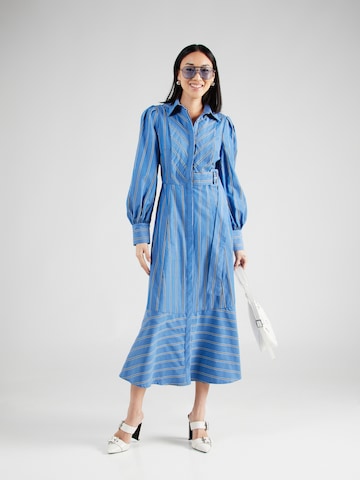 Karen Millen Shirt Dress in Blue