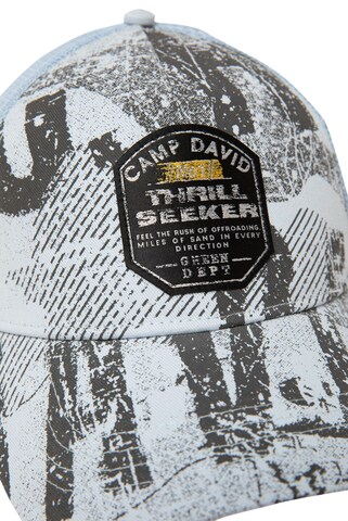 CAMP DAVID Athletic Cap in Silver