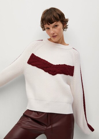 MANGO Sweater 'Berlina' in Beige