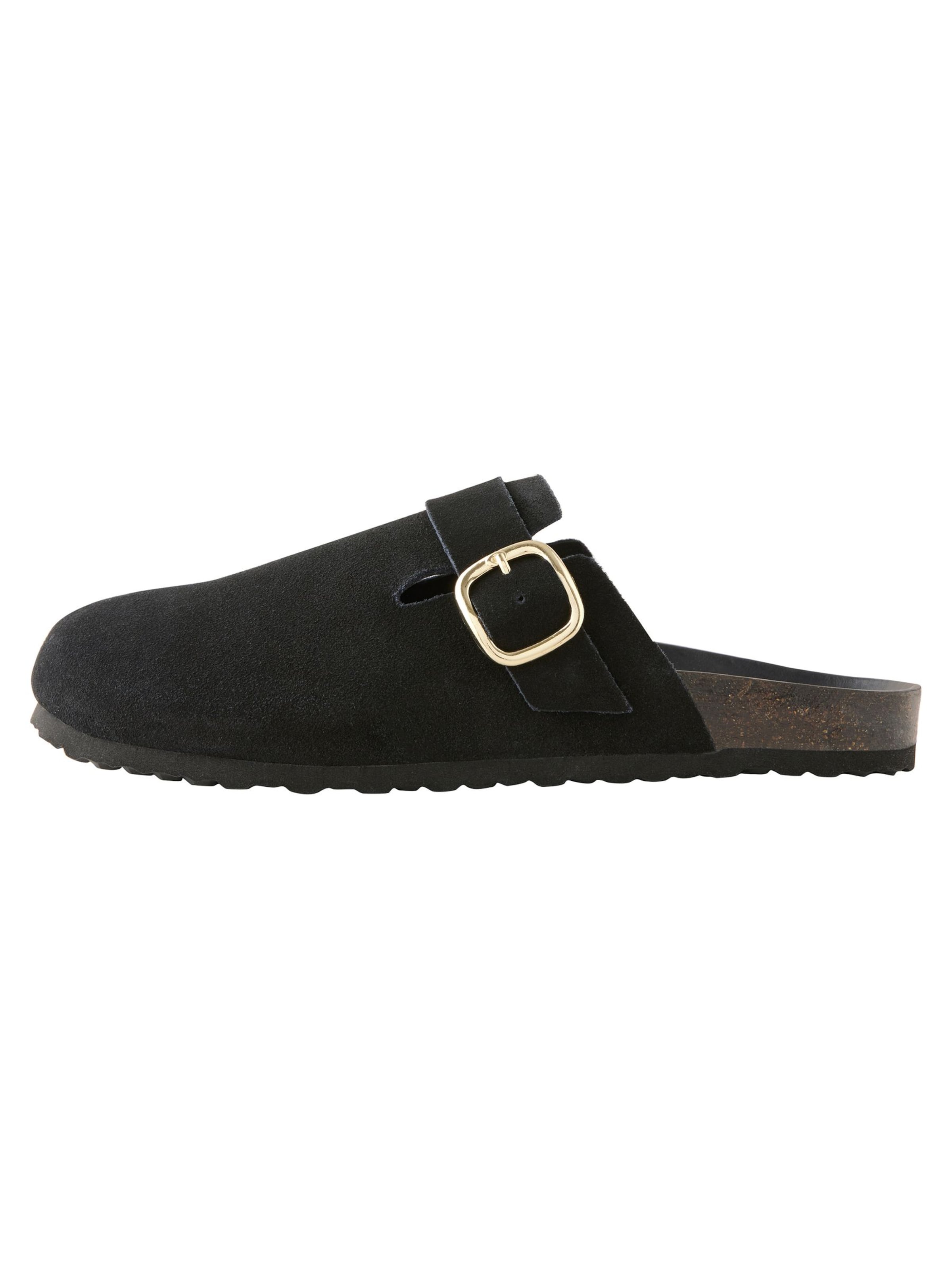 Clogs 'Forever Comfort' di Next in nero: frontale