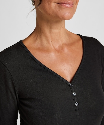 Hunkemöller Pajama Shirt in Black