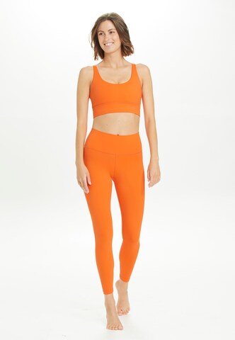 Athlecia Skinny Sporthose 'GABY' in Orange