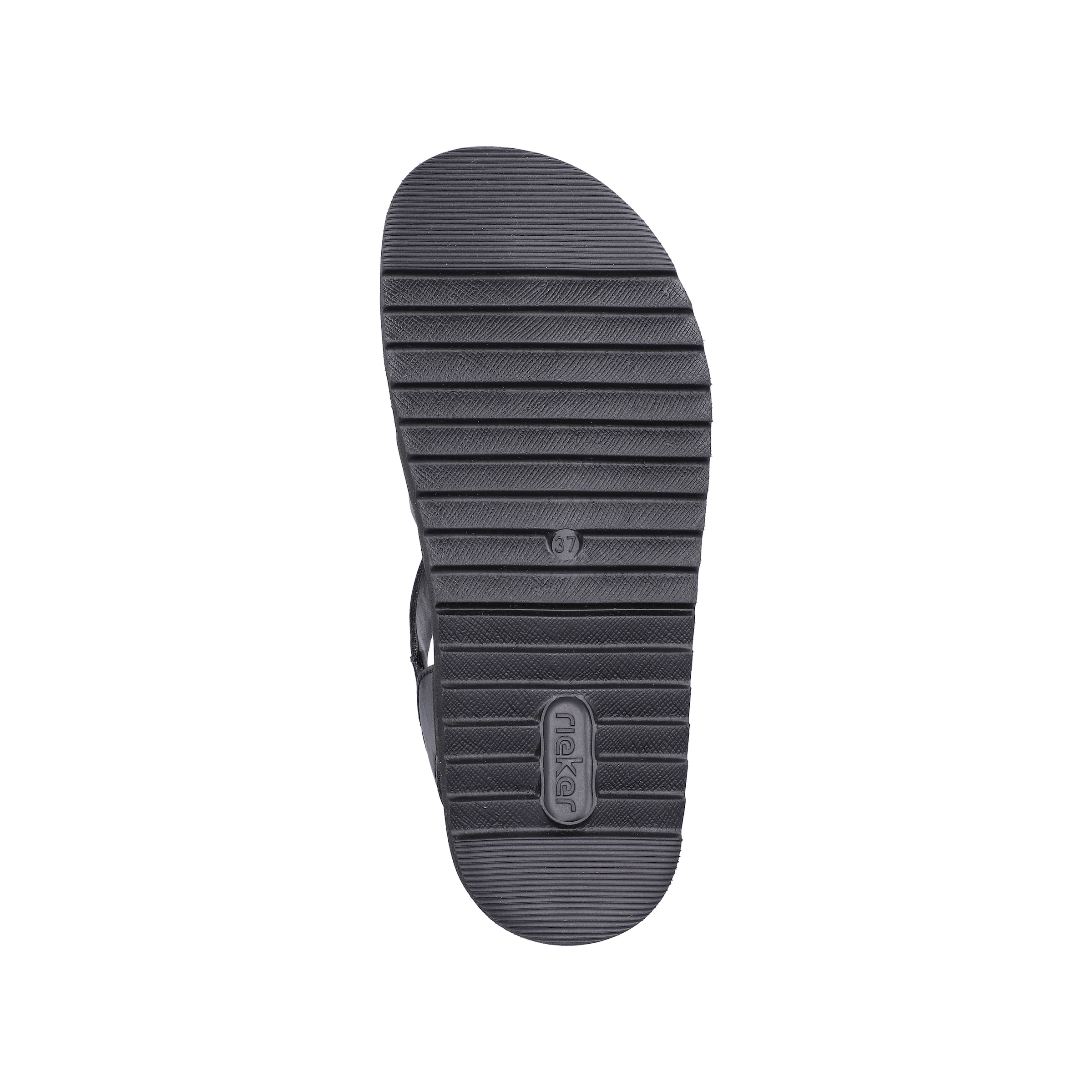 Rieker Strap Sandals 'V5663' in Black