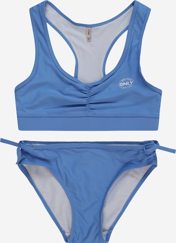 Bustier Bikini 'MARIE' KIDS ONLY en bleu : devant