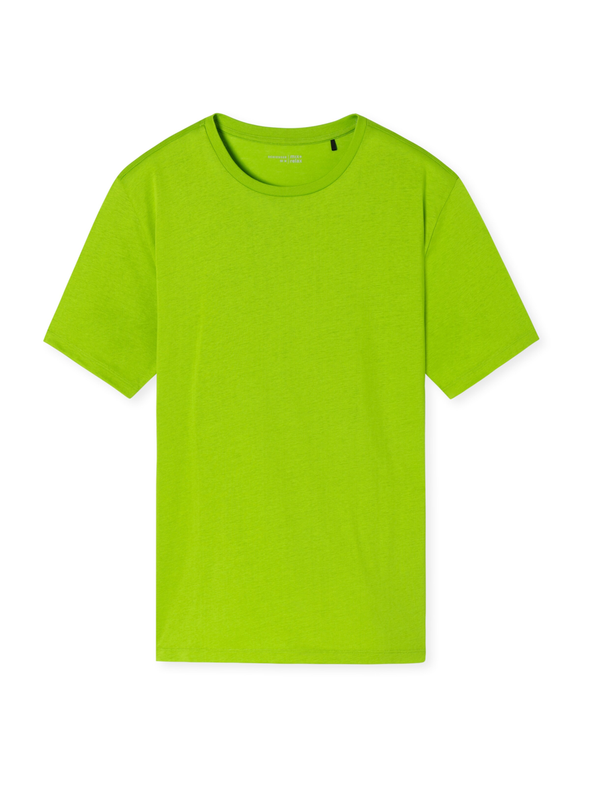 SCHIESSER - Camiseta térmica 'Mix & Relax' en verde: frente