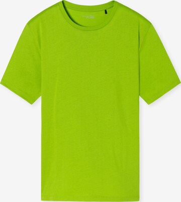 SCHIESSER Onderhemd 'Mix & Relax' in Groen: voorkant
