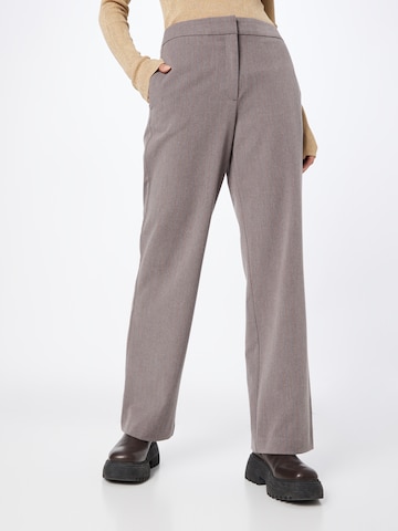 Regular Pantalon chino 'Dyanna' MSCH COPENHAGEN en marron : devant