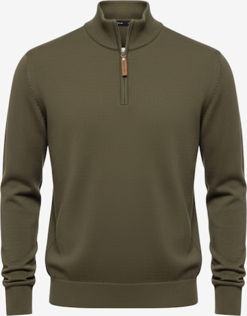 Pull-over Ombre en vert : devant