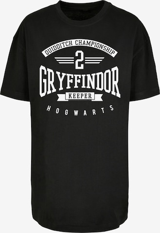 F4NT4STIC Shirt 'Harry Potter Gryffindor Keeper' in Zwart: voorkant