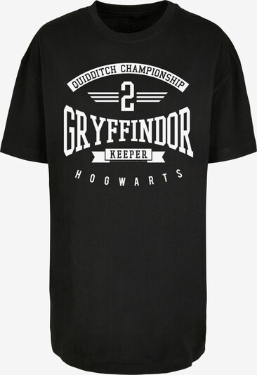 F4NT4STIC T-Shirt 'Harry Potter Gryffindor Keeper' in schwarz / weiß, Produktansicht