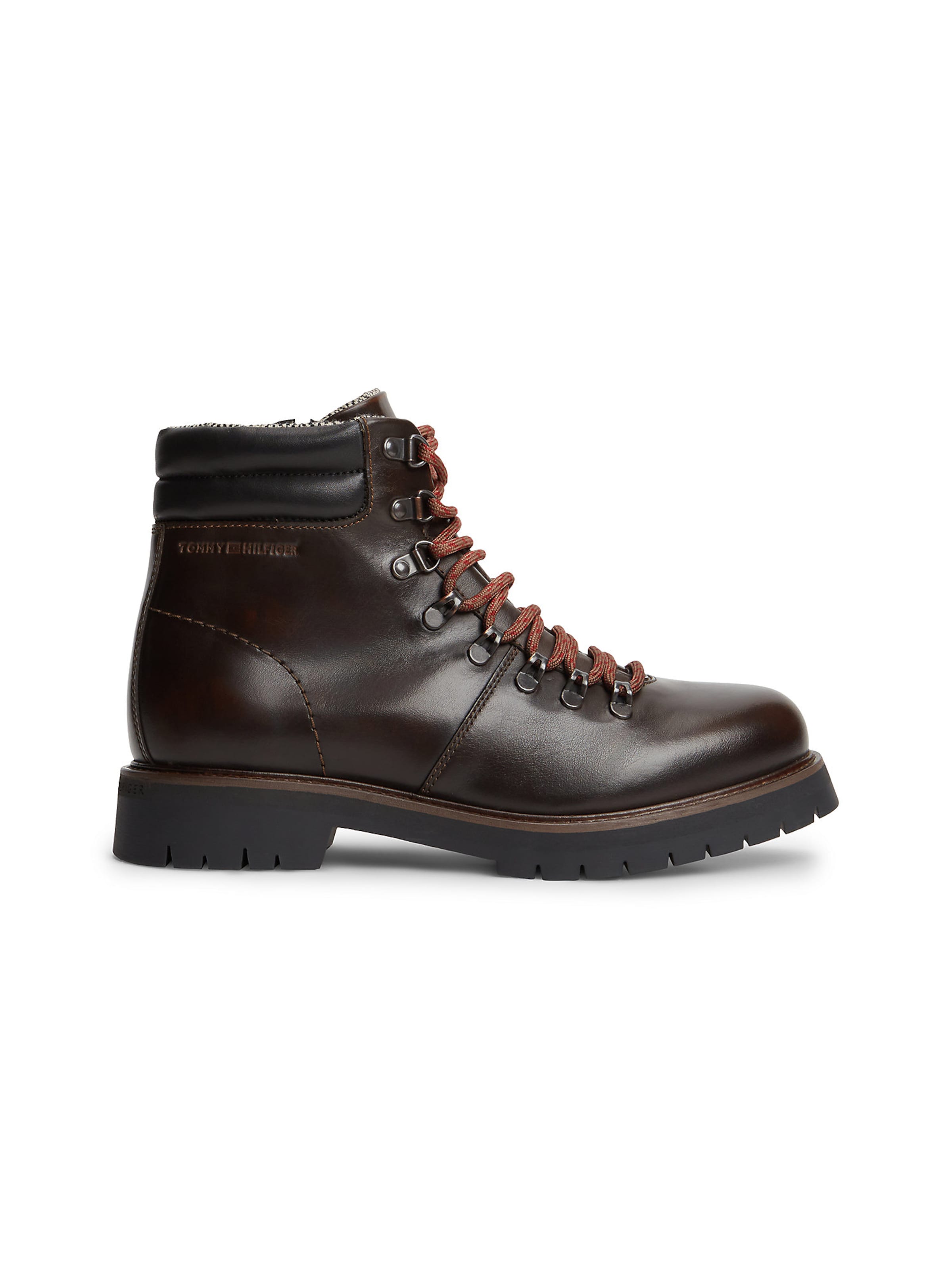 TOMMY HILFIGER Schnürboots in Braun