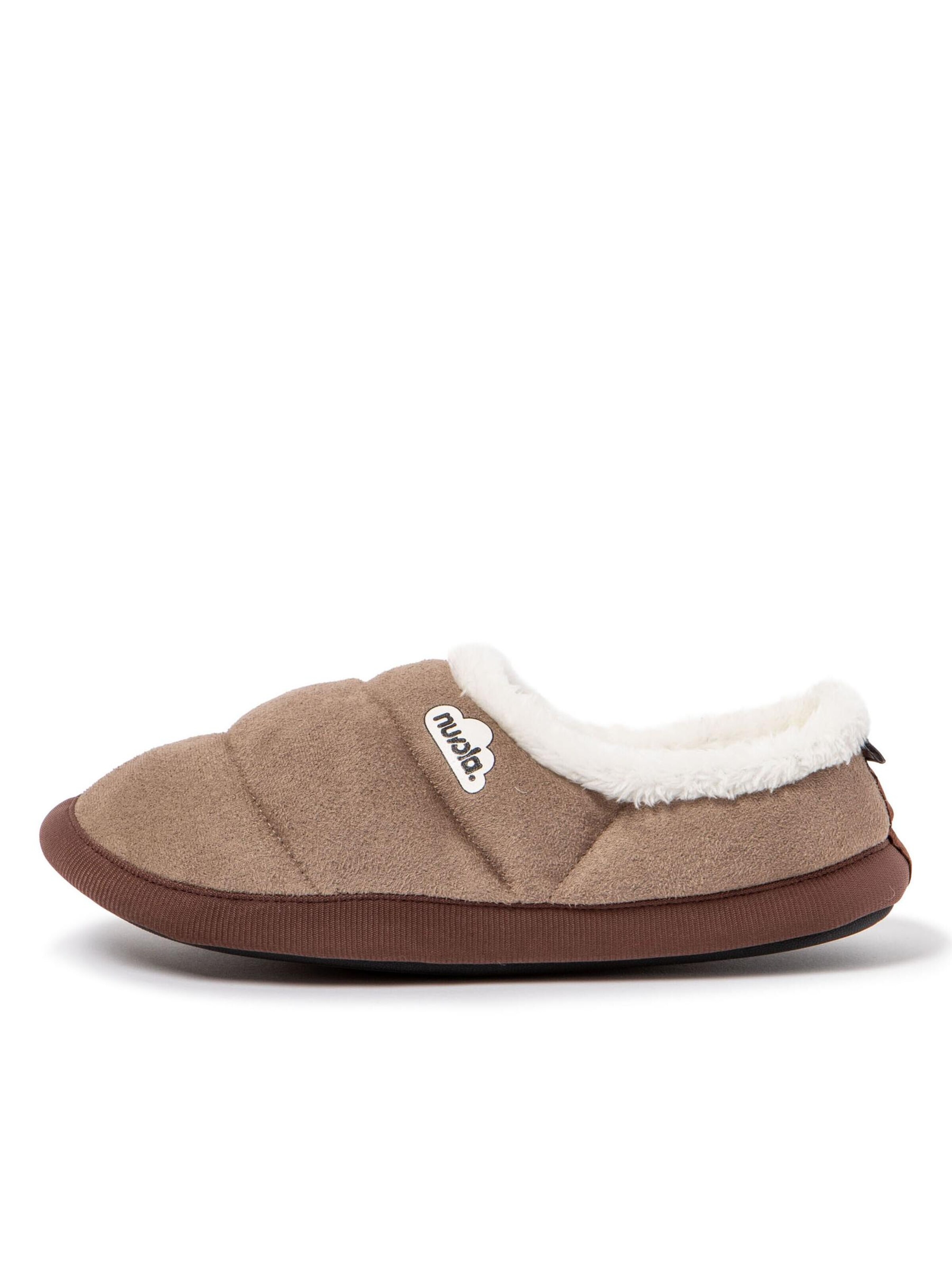 Pantoufle 'Classic Velvet' Nuvola. en gris : devant