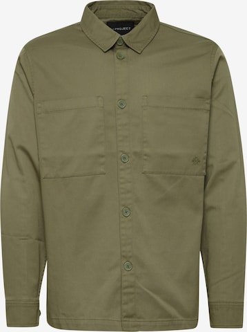 11 Project Regular fit Athletic Button Up Shirt in Green: front
