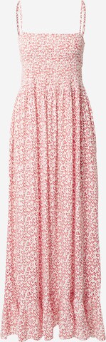 Zwillingsherz Letní šaty 'Minja' – červená: přední strana
