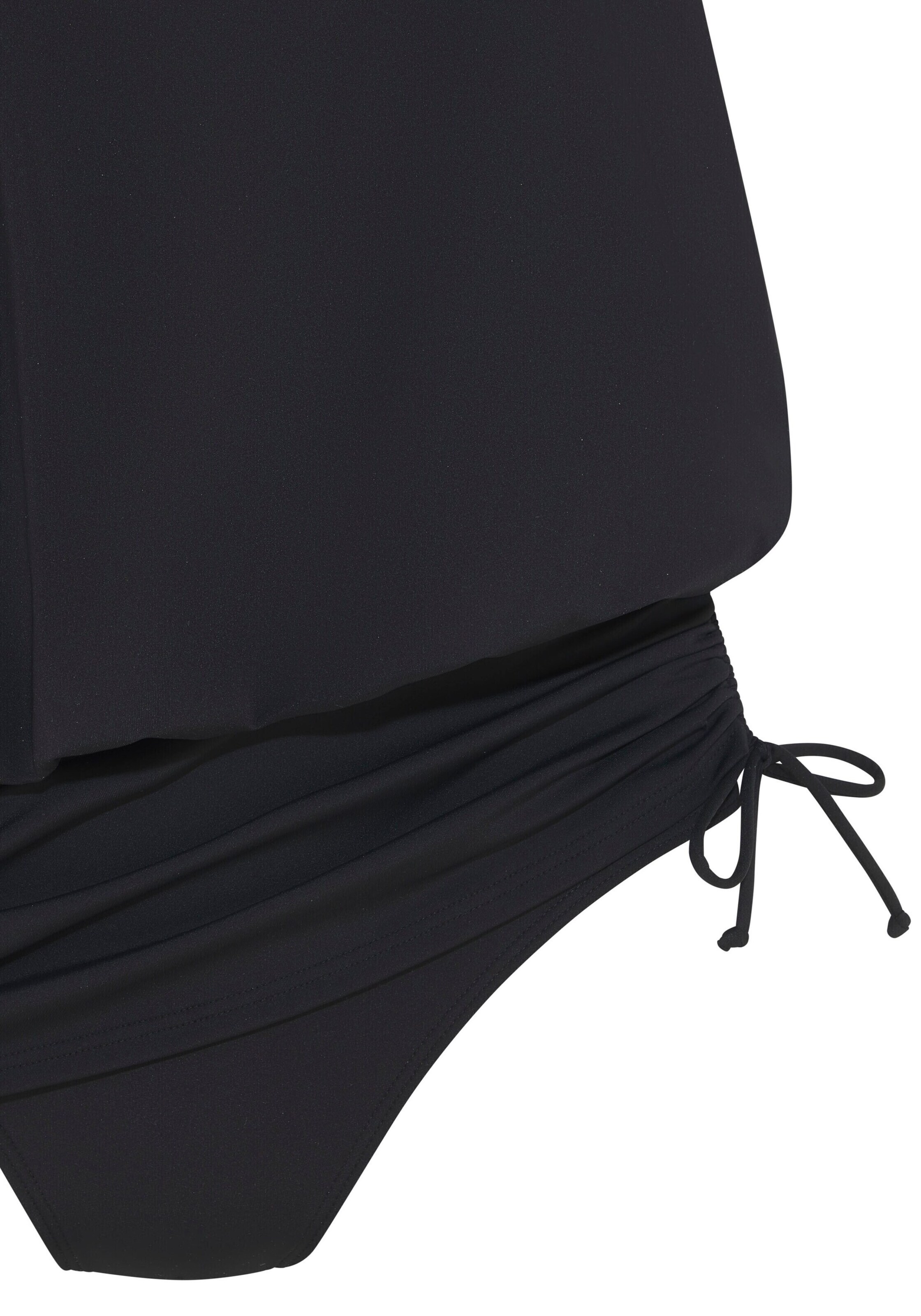 melns LASCANA T-krekla Peldkostīms-kleita