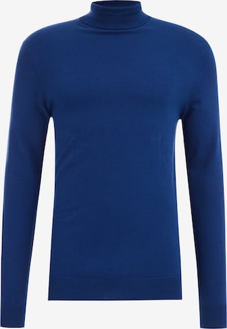 WE Fashion Sweater in Blue: front