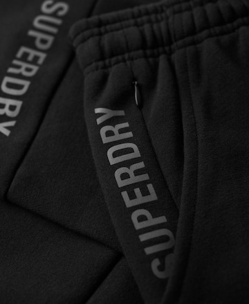 Effilé Pantalon de sport 'Code Tech' Superdry en noir