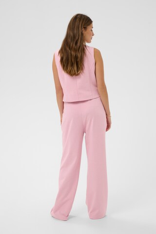 Wide Leg Pantalon 'CRAnett' Cream en rose