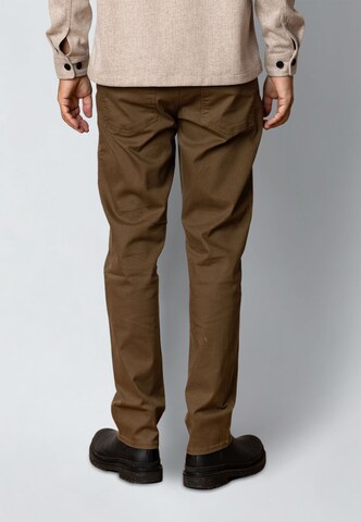 Clean Cut Copenhagen Normální Chino kalhoty 'London Caden' – hnědá