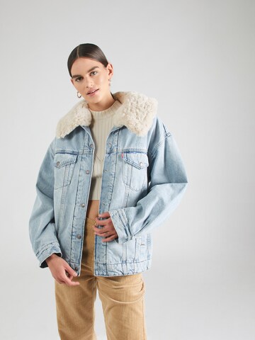 LEVI'S ® Kevad-sügisjope 'XL Sherpa Trucker', värv sinine: eest vaates