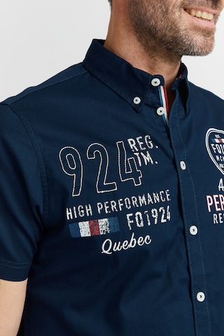 FQ1924 Regular fit Overhemd 'Rontus' in Blauw