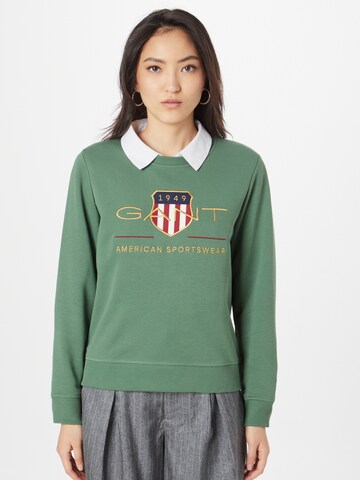GANTSweater majica - zelena boja: prednji dio